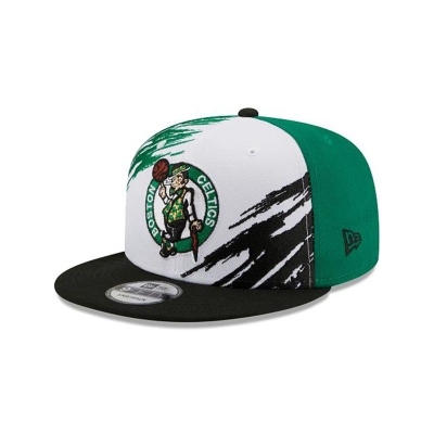 Boston Celtics Gorra | New Era NBA Splatter 9fifty Snapback Cap Mexico - Verdes